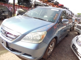 2005 HONDA ODYSSEY EX-L SKY BLUE 3.5L AT A17579